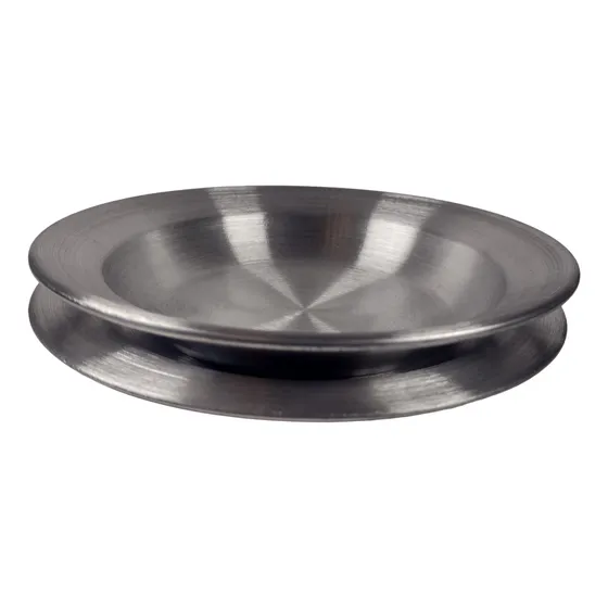 Juego 1 Plato Playo Y 1 Plato Hondo Aluminio Camping 22 Cm