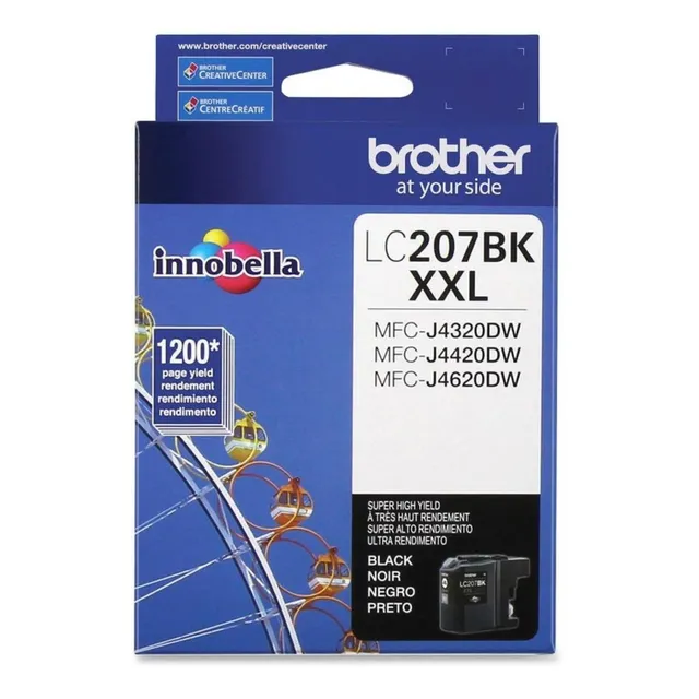 Cartucho Brother Lc-207bk Negro, 1,200 Páginas