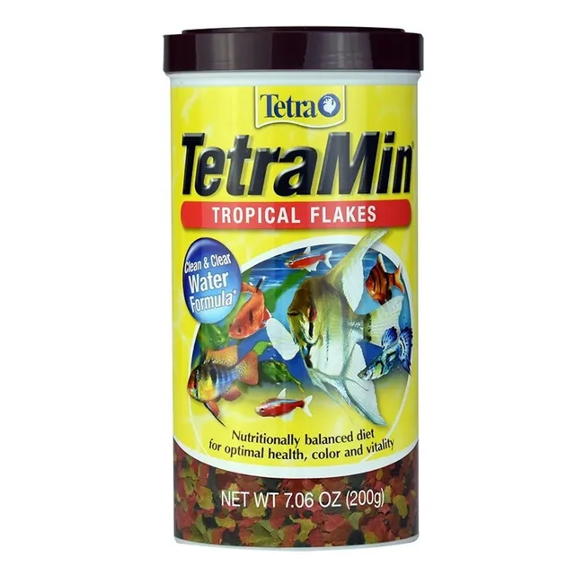 Tetra Alimento Tetramin Tropical Flakes 200 Gr 7.06 Oz Acuario Peces Pecera
