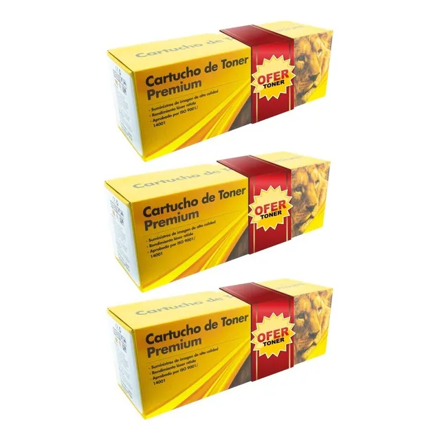 3 Pza Cf230a Toner Generico Compatible Con M203