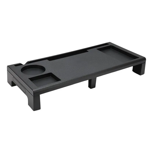 Base Elevador Soporte Monitor C/3 Puertos Y Organizadores