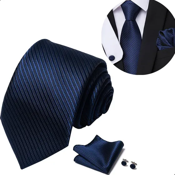 Set Moda Corbatas Delgada  Y Pañuelo Hombres,patrón Varios