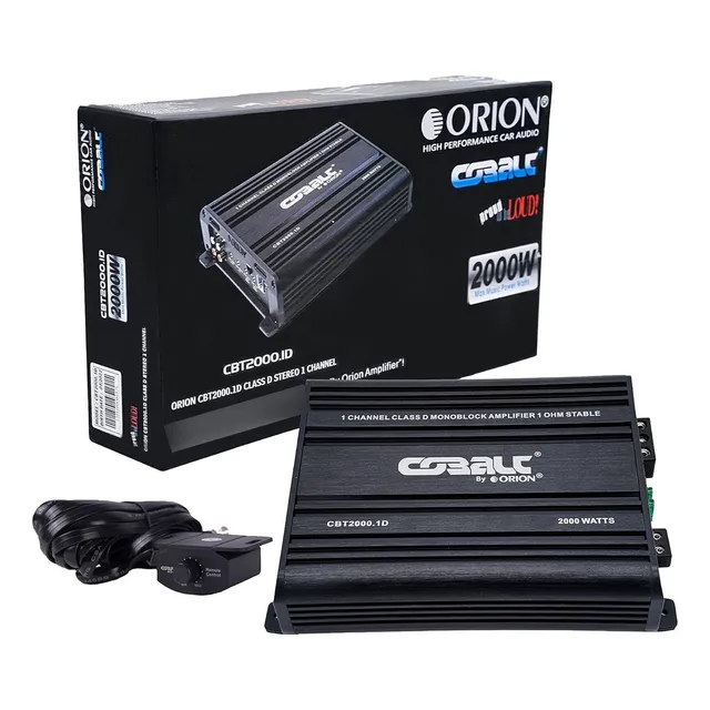  Amplificador Monoblock Clase D Orion Cobalt Cbt-2000.1d