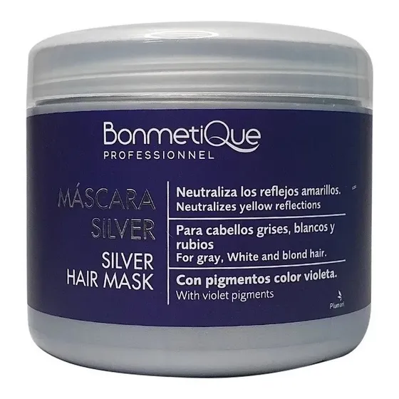 Bonmetique Mascara Silver X 300ml - Desamarillador Violeta