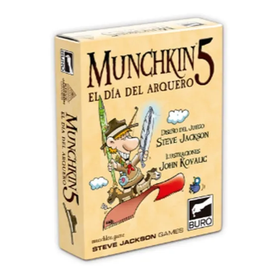Munchkin 5 El Dia Del Arquero Juego De Mesa Bureau Cartas