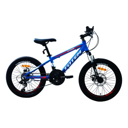 Bicicleta Totem Mtb Aro 20 Modelo Storm Azul 21 Cambios