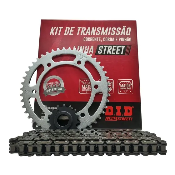 Kit Relação Did C/ Retentor Nova Fazer 250 2018 Em Diante