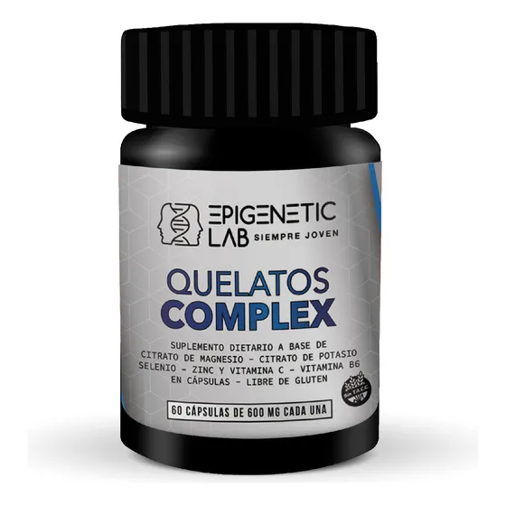 Quelatos Complex X 60 Capsulas De 600 Mg Sin Tacc Epigenetic