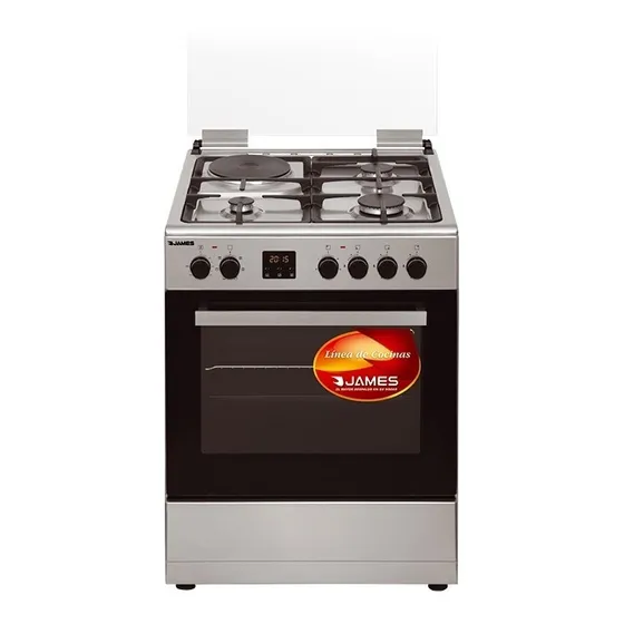 Cocina Combinada 3+1 James Con Disco Y Horno Electrico C25 