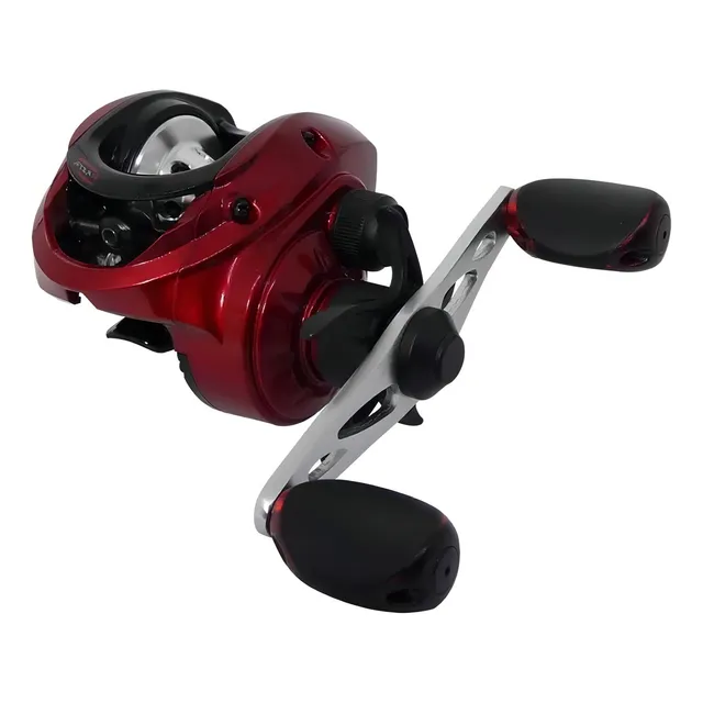 Reel rotativo Sumax Akita 10000 izquierdo color rojo