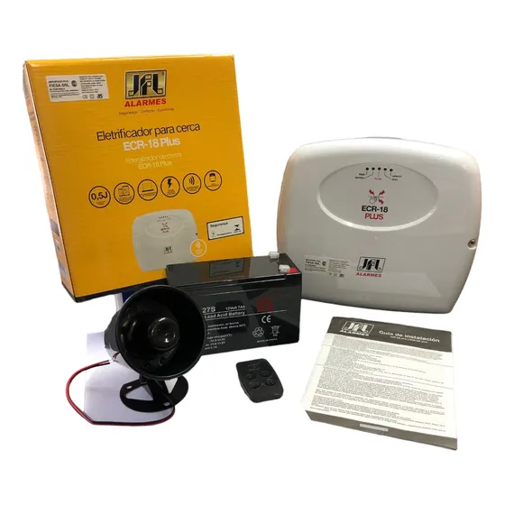 Central Cerco Electrificado  Alarma Perimetral + Bat + Siren
