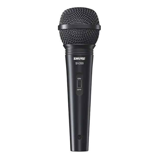 Micrófono dinámico Sv200 Shure Color Negro