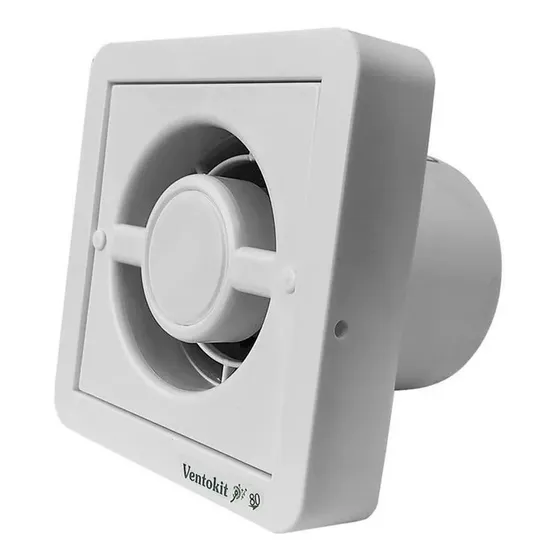Exaustor Banheiro Ventokit New Classic M80 100mm Cor Branco 127/220V