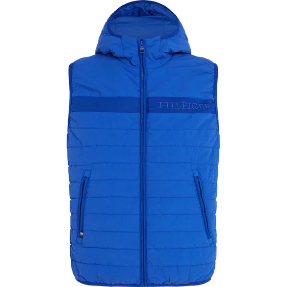 Chaleco Azul Acolchado Con Cierre Hombre Tommy Hilfiger