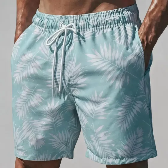 Short Masculino Bermuda Verão Praia Estampado Mauricinho