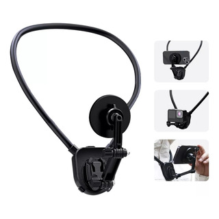 Soporte Fijo Para Cámara Deportiva Halter Negro Soporte Fijo Para Cámara Deportiva Halter Negro