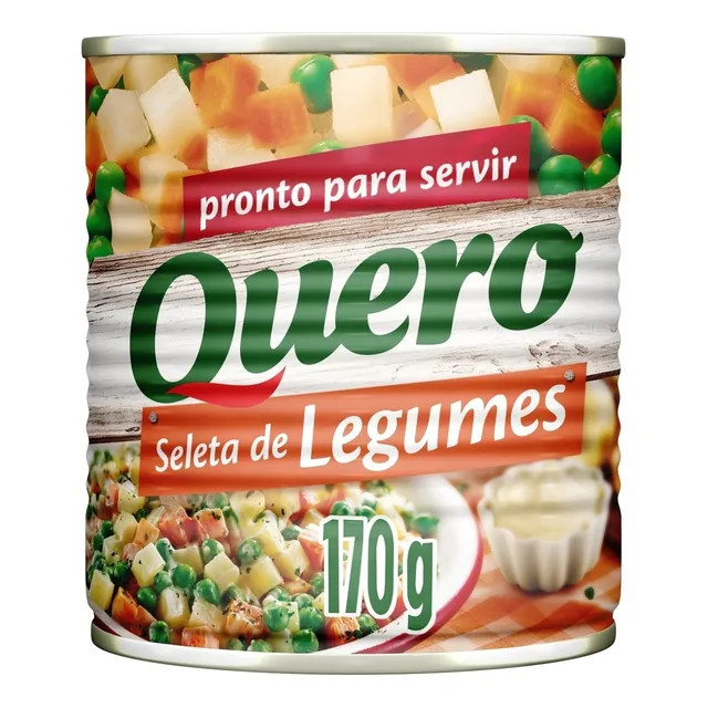 Seleta de Legumes em Conserva Lata Com 170g Quero