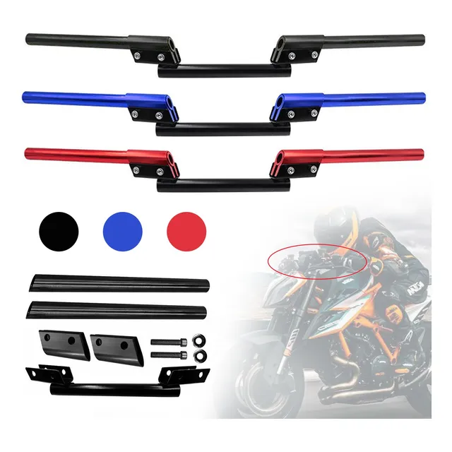 Universal Manubrio Deportivo Moto Aluminio Racing 22 Mm