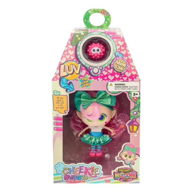 Chiquity Boom Cheekie Fairies Luv Muñeca 14cm Distroller