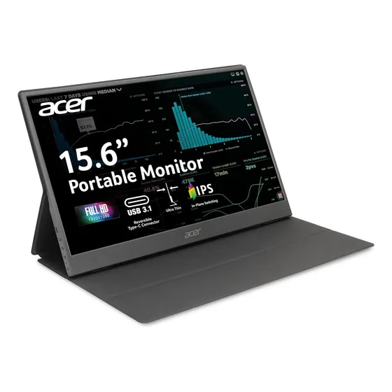Monitor Led 15.6 Portatil Acer 60hz Full Hd 1080 Touch Usb-c
