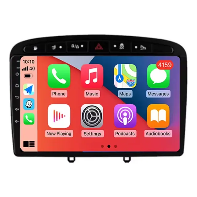 Radio Peugeot 308 - 408 Android Carplay 4gb Qled 2007-2015