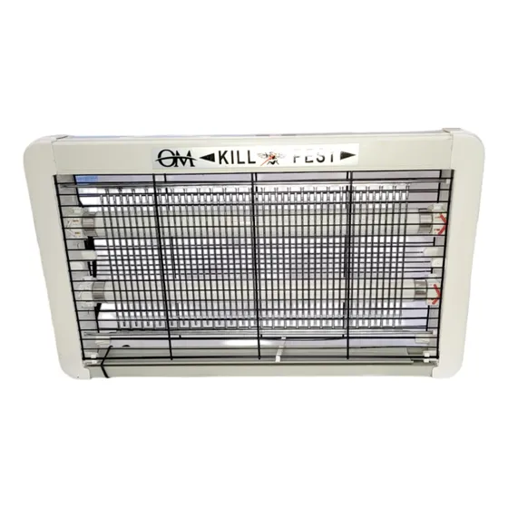 Mata Insectos 20w Lampara Led Luz Uv Mosquitos Panel 220v Color Blanco