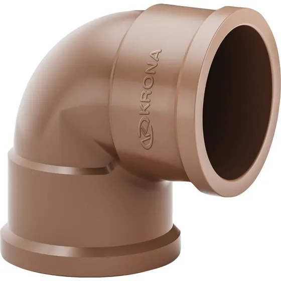 Cotovelo 3/4 Soldavel Marrom Krona Kit 50pçs