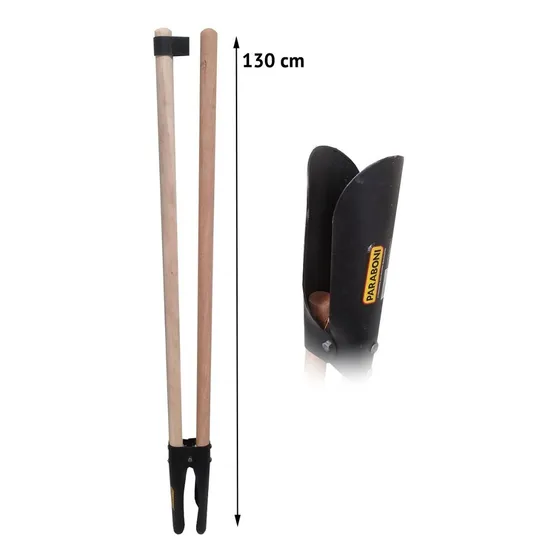 Pala Pocera Pozo Mango Madera Brasil 130 Cm - Electroimporta
