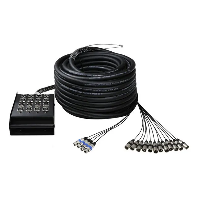 Medusa Kirlin Entrada/salida Xlr De 16 Canales 15 M Largo
