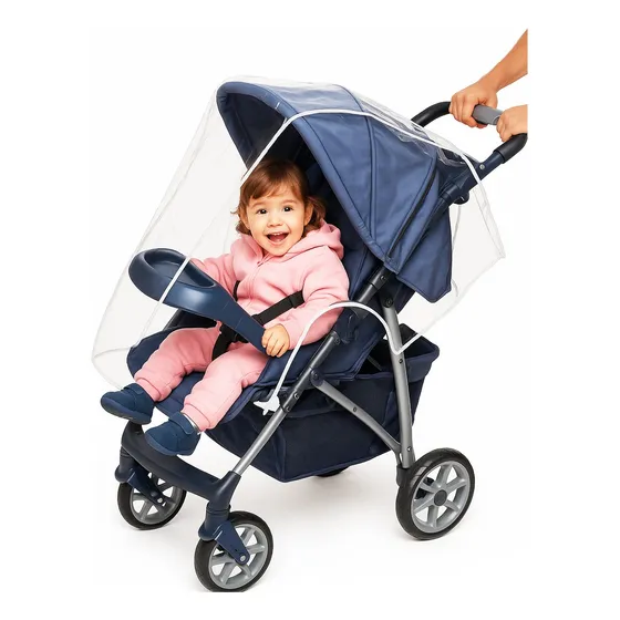 Cubre Cobertor Coche Infantil Protector Lluvia Viento Polvo