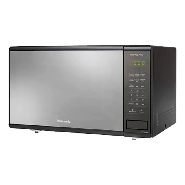 Microondas Panasonic Nn-sb656 Neegro Y Silver 1.3 Ft³ 120v