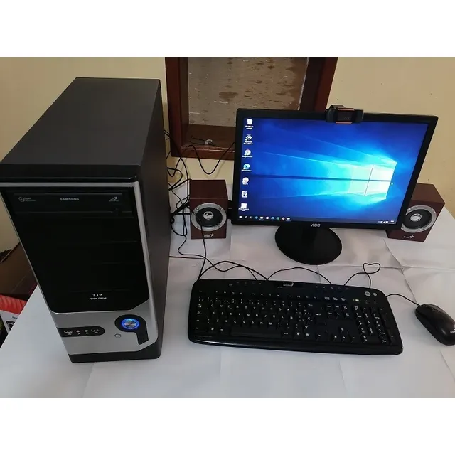 Computador Completo Core I3 Cpu + Pantalla +videoconferencia