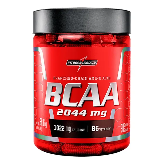 BCAA 2044mg Integralmédica 90 Cápsulas