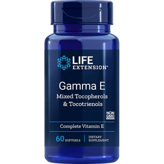 Tocoferoles y tocotrienoles Gamma E 60 cápsulas blandas Life Extension