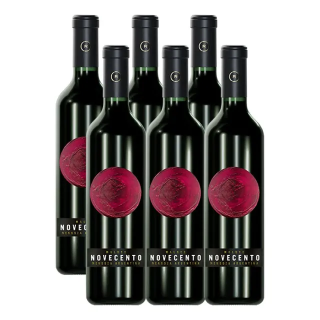 Vino Novecento Malbec 750 Ml X6
