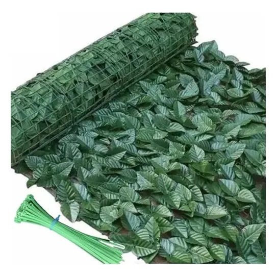 Enredadera Artificial Cerco Jardin Vertical Rollo 3mts X 050
