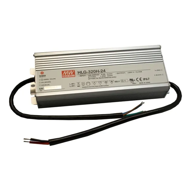 Fuente De Alimentación Led Mean Well HLG-320h-24 320w 24vcd