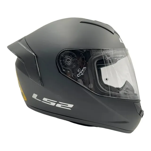 Casco Ls2 Ff352 Liso Negro Mate O Brilloso Hombre Mujer -gkm