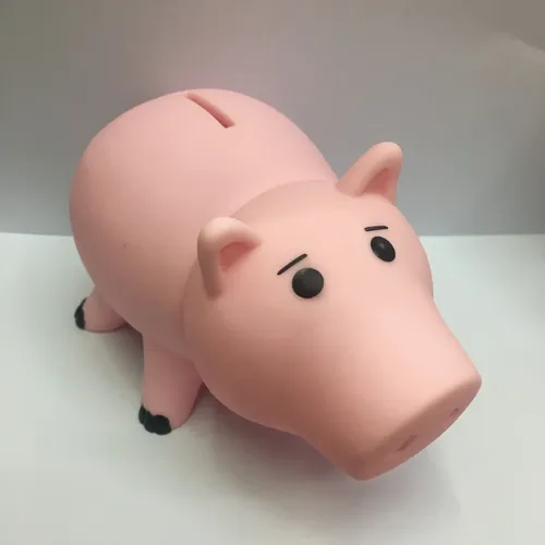 & Lps Figure Mini Pet Shop Pink Pig Green Cross Eyes #7861 L