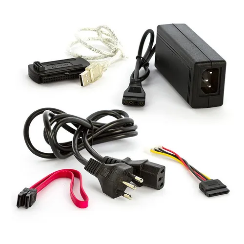 Adaptador Ide Sata 3 Em 1 Cor Preto