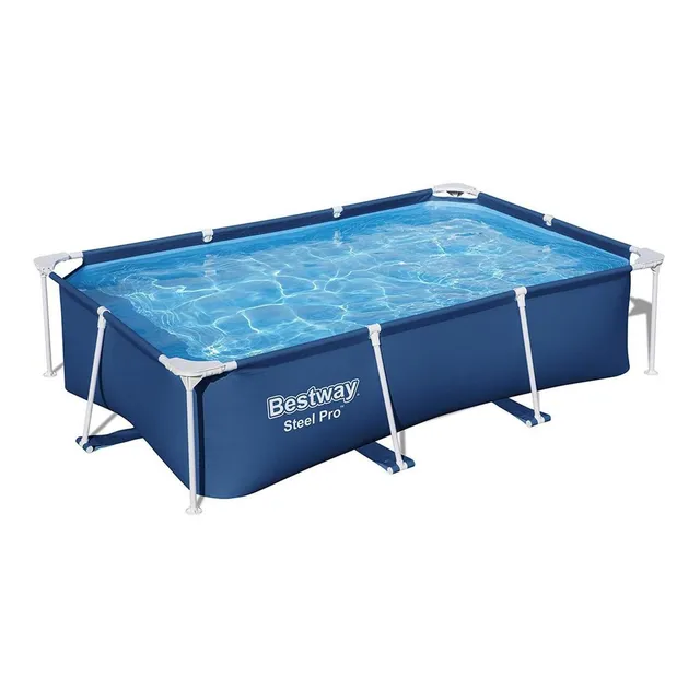 Alberca Estructural Rectangular 2.59 x 1.70 x 61cm Bestway Steel Pro 56403