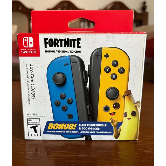 Joy-con (l)/(r) Edición Especial Fortnite Nintendo Switch Amarillo