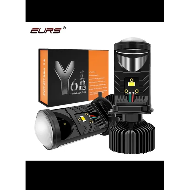 Luces Led H4 Y6 Potentes De 20000 Lúmenes Para Carro