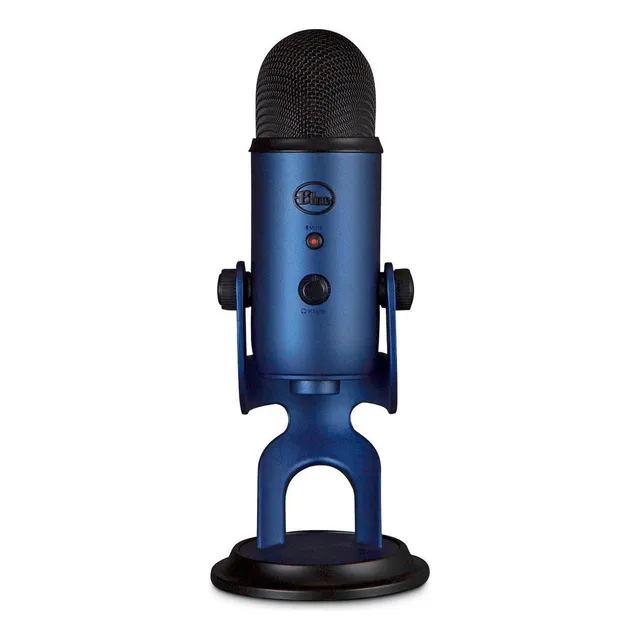 Micrófono Blue Yeti Condensador Multipatrón Midnight Blue