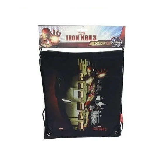 Bolso Escolar Tipo Tula De Iron Man 3 Capi
