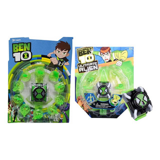 Ll 2 Piezas Reloj Interactivo Ben 10 Omnitrix 2024 Con 40 Ll 2 Piezas Reloj Interactivo Ben 10 Omnitrix 2024 Con 40