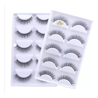 Cílios Postiços Mink H04 Cartela Com 5 Pares Cílios Postiços Mink H04 Cartela Com 5 Pares