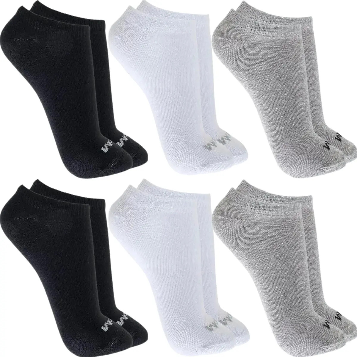 Kit 6 Pares Meia Soquete Mash Sapatilha Cano Baixo
