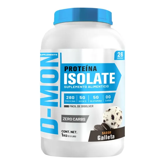 Proteína Whey Hs Hidrolizada Isolate D-mon 1 Kg Sabores Sabor Galleta