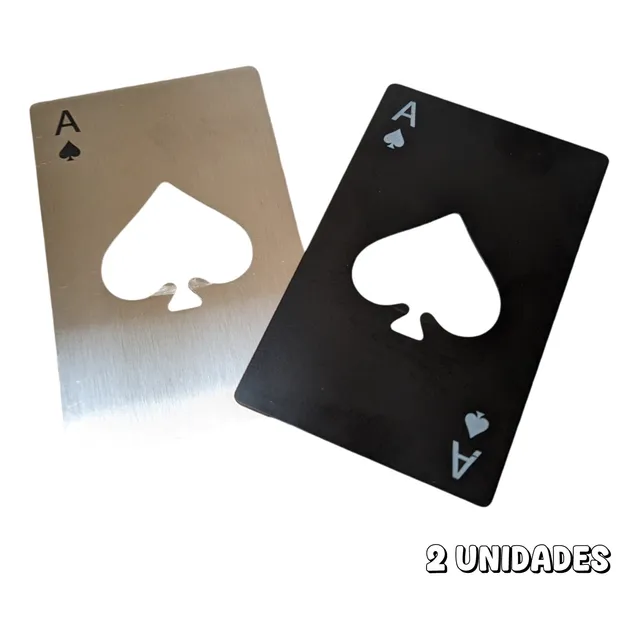Destapador De Botella En Forma De Carta Poker As